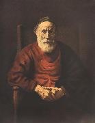 Portrait of an Old Man in Red ry REMBRANDT Harmenszoon van Rijn